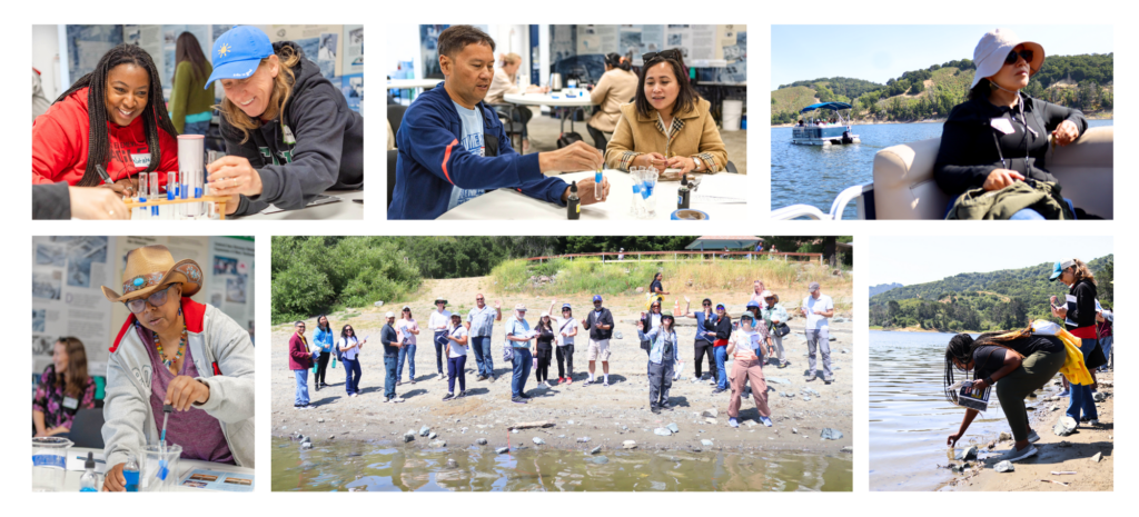 Photos showing teachers engaged during the 2025 East Bay Sustainability Week