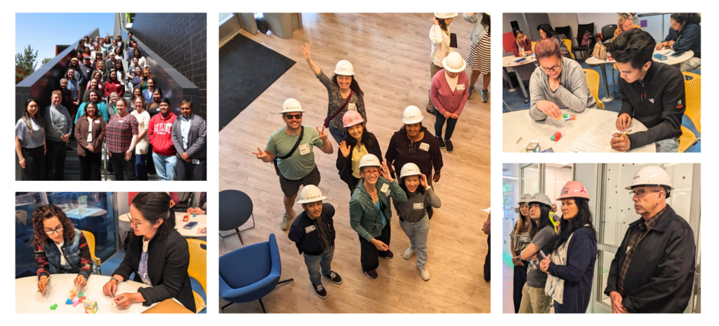 Photos showing teachers engaged during the 2025 Semiconductor and Computer Science Week