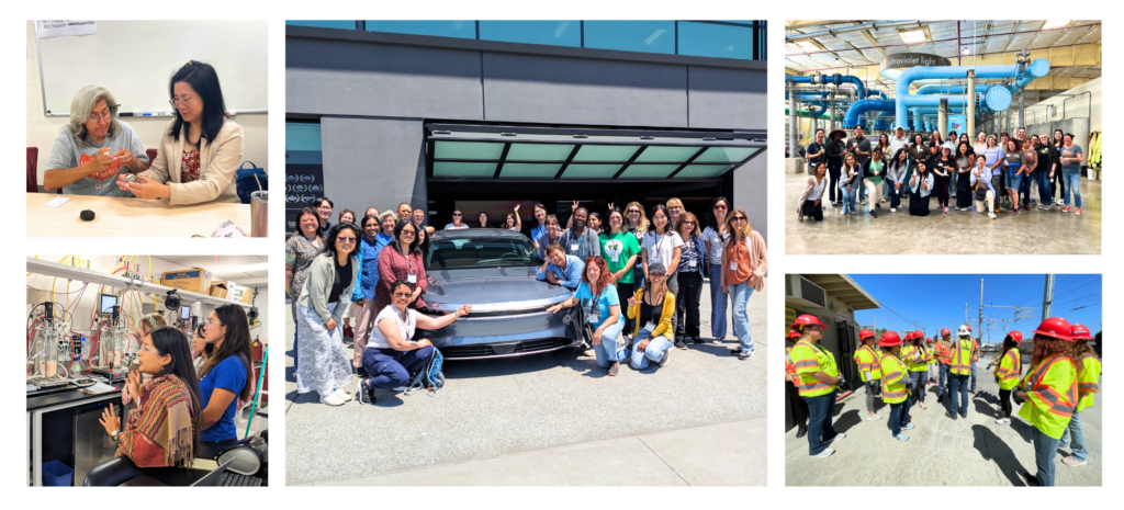 Photos showing teachers engaged during the 2025 South Bay Sustainability Week